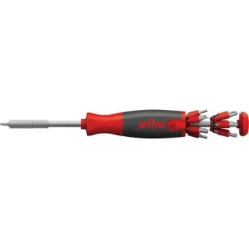Wiha Screwdriver Bit Magazine 13 Pieces, Phillips, Pozidriv, Slotted, Torx - 43895 product image