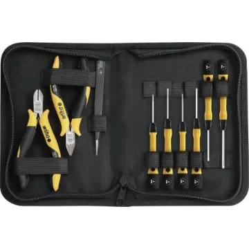 Wiha 9 Piece Electronics Tool Kit with Bag - 43994 product image