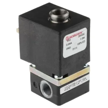 Norgren 2/2 Pneumatic Solenoid Valve - Solenoid/Spring G 1/8 V03 Series 24V dc - V03A286J-B613A product image
