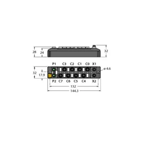 Turck TBEN-S1 Series I/O module - TBEN-S1-8DOP product image