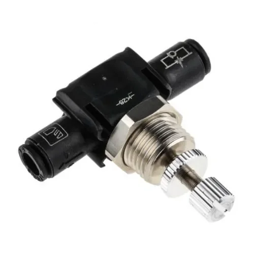 Legris 7776 Series Tube Flow Regulator, 6mm Tube Inlet Port x 6mm Tube Outlet Port - 7776 06 00 product image