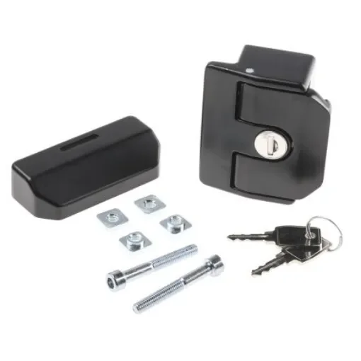 Bosch Rexroth Die Cast Zinc, Galvanised Steel Door Lock, MGE, 10mm Slot, 40 mm, 45 mm, 50 mm Strut Profile - 3842530353 product image