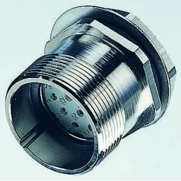 Lapp, R 9 Pole Din Socket, 7.5A, 1.5 kV IP65, Screw Lock, Female, Through Hole - 50106202+00008728 product image