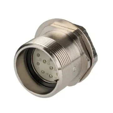 Lapp, R 12 Pole Din Socket, 7.5A, 1.5 kV IP65, Screw Lock, Female, Through Hole - 50106202+00008727 product image