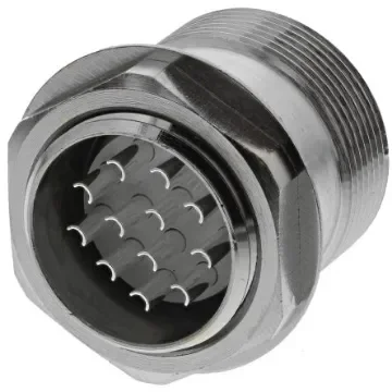 Lapp, R 12 Pole Din Plug, 7.5A, 1.5 kV IP65, Screw Lock, Male, Through Hole - 50106202+00009159 product image