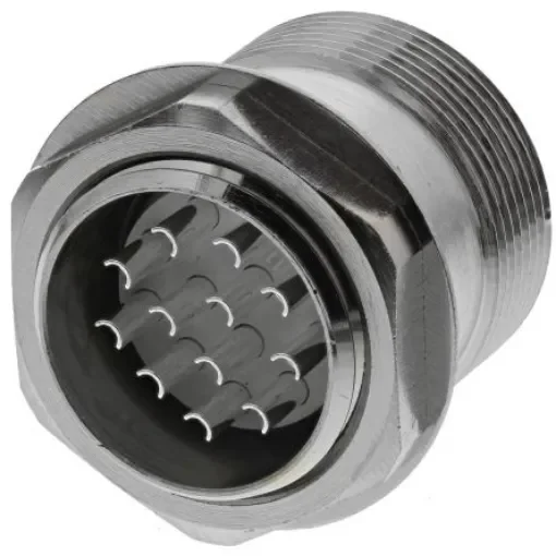 Lapp, R 12 Pole Din Plug, 7.5A, 1.5 kV IP65, Screw Lock, Male, Through Hole - 50106202+00009159 product image
