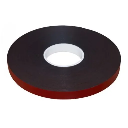 RS PRO Black Double Sided Foam Tape, 19mm x 33m, 1.1mm Thick - 227859 product image