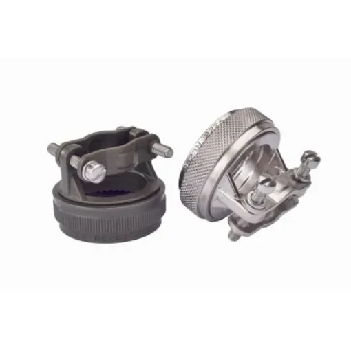 Amphenol Limited Green Strain Relief Clamp, Shell Size 24 for use with MIL-DTL-27599 Solder MIL-DTL-38999 Series I And - M85049/49-2-24W product image