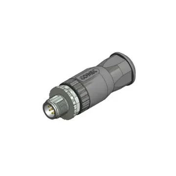 CONEC Circular Connector, 8 Contacts, Screw Mount, M12 Connector, Socket, Male, IP67, 43 Series - 43-00132 product image