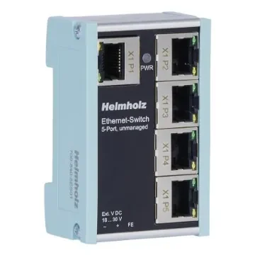Helmholz GmbH & Co. KG 700-840-5ES01, Unmanaged 5 Port Ethernet Switch product image