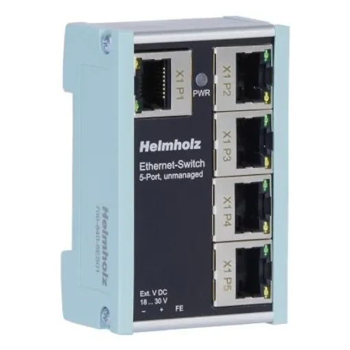 Helmholz GmbH & Co. KG 700-840-5ES01, Unmanaged 5 Port Ethernet Switch product image