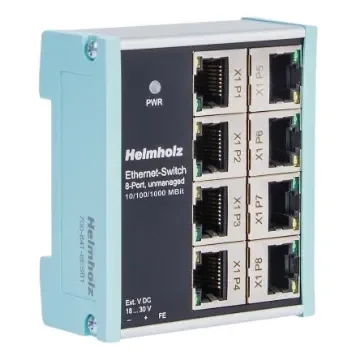 Helmholz GmbH & Co. KG 700-841-8ES01, Unmanaged 8 Port Ethernet Switch product image