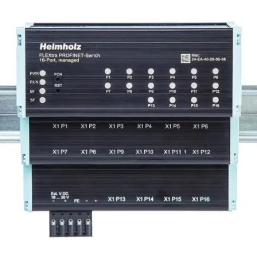 Helmholz GmbH & Co. KG 700-855-16P01, Managed 16 Port Ethernet Switch product image
