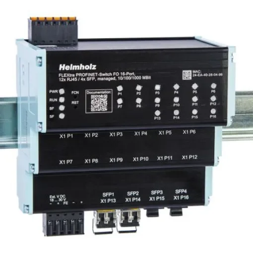 Helmholz GmbH & Co. KG 700-856-12F41, Managed 12 Port Ethernet Switch product image