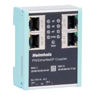 Helmholz GmbH & Co. KG 160-3EN Series 4-Port RJ45 PN/EtherNetIP - 700-160-3EN02 product image