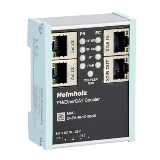 Helmholz GmbH & Co. KG 161-3EC Series 4-Port RJ45 PN/EtherCAT - 700-161-3EC02 product image