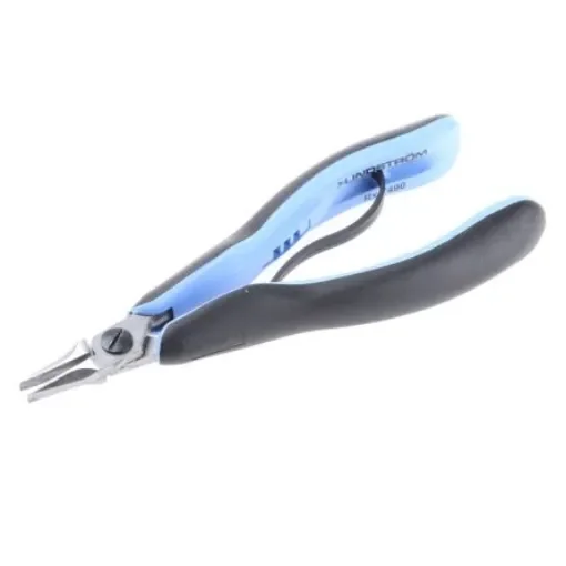Lindstrom RX 7490 Electronics Pliers, Flat Nose Pliers, 146.5 mm Overall, Straight Tip, 20mm Jaw, ESD product image