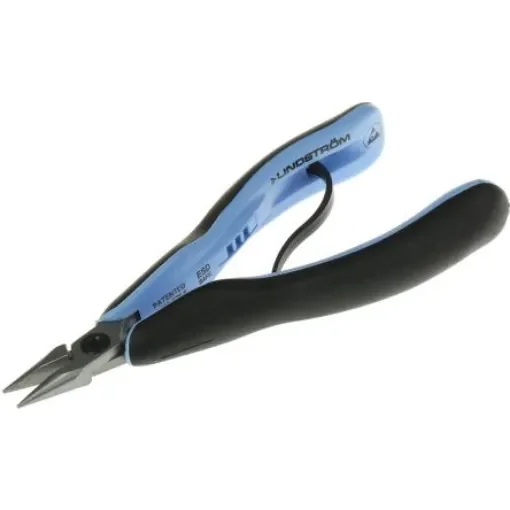 Lindstrom Electronics Pliers, Round Nose Pliers, 146.5 mm Overall, Straight Tip, 20mm Jaw, ESD - RX 7893 product image