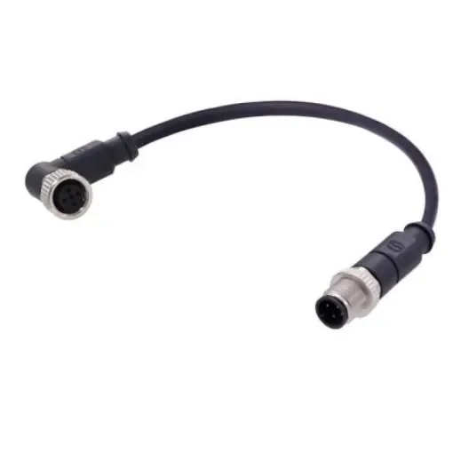 HARTING Straight Male 4 way M12 to Right Angle Female 4 way M12 Actuator/Sensor Cable, 5m - C21320000000068 product image