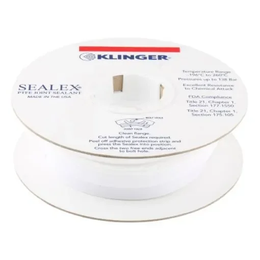 Klinger White PTFE Tape, 5m x 14mm x 5mm - SEA1450005BR product image