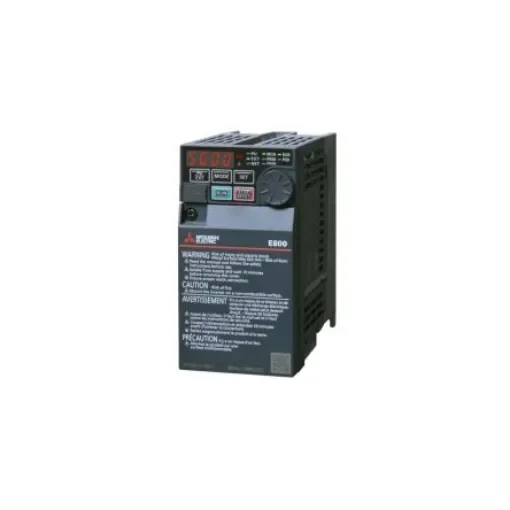 Mitsubishi Electric Inverter Module, 0.4 kW, 1 Phase, 240 V, 3 A, FR-E800 Series - FR-E820S-0030-4-60 product image