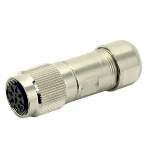 Amphenol Industrial, C091 8 Pole M16 Din, DIN EN 61076-2-106, 7A, 100 V IP67, Screw Coupling, Female, Cable Mount - C09131D0081012 product image