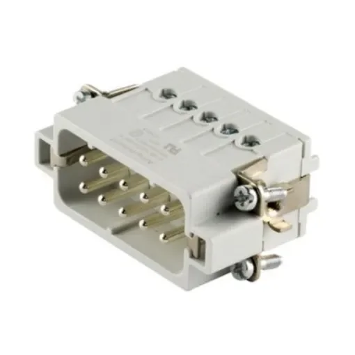 Amphenol Industrial Heavy Duty Power Connector Insert, 16A, Male, C146 Series, 10 Contacts - C14610A0101024 product image