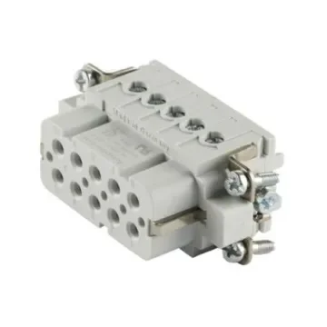 Amphenol Industrial Female Insert, 10 Way, 16A, Female, C146, Panel Mount, 250 V - C14610B0101024 product image