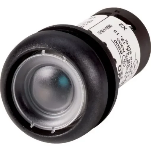 Eaton, Panel Mount Blue LED Push Button, 22.5mm Cutout, IP67, IP69K, Dome - 121701 C22S-DRL-XB-K10-24 product image