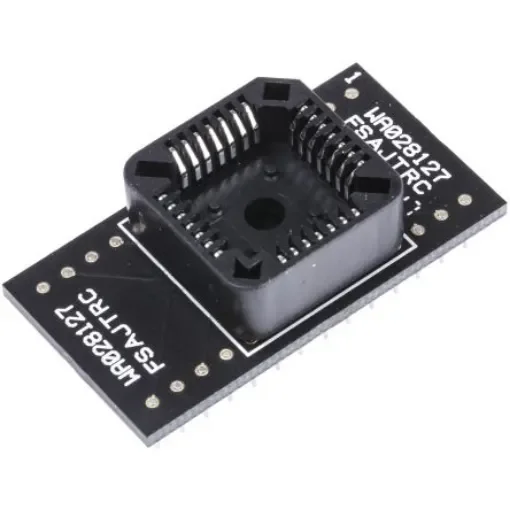 Winslow Straight Through Hole Mount 1.27 mm, 2.54 mm Pitch IC Socket Adapter, 28 Pin Female PLCC to 28 Pin Male DIP - WA028127FSAJTRC product image