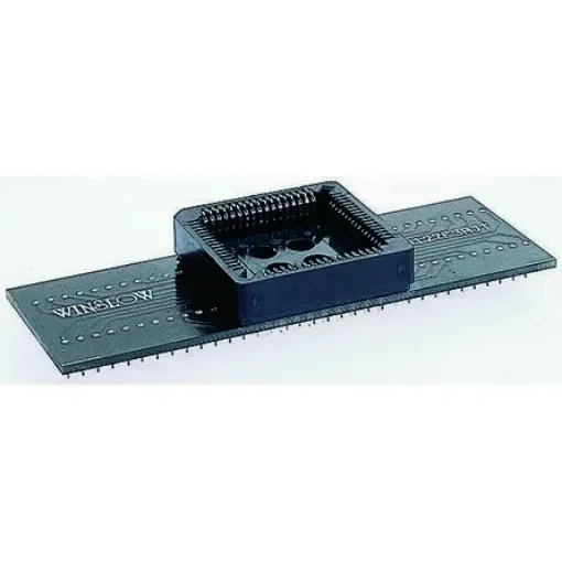 Winslow Straight Through Hole Mount 1.27 mm, 2.54 mm Pitch IC Socket Adapter, 20 Pin Female PLCC to 20 Pin Male DIP - WA020127FSAJTRC product image