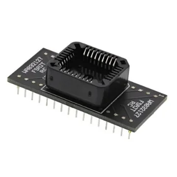 Winslow Straight Through Hole Mount 1.27 mm, 2.54 mm Pitch IC Socket Adapter, 32 Pin Female PLCC to 32 Pin Male DIP - WA032127FSAJTRC product image