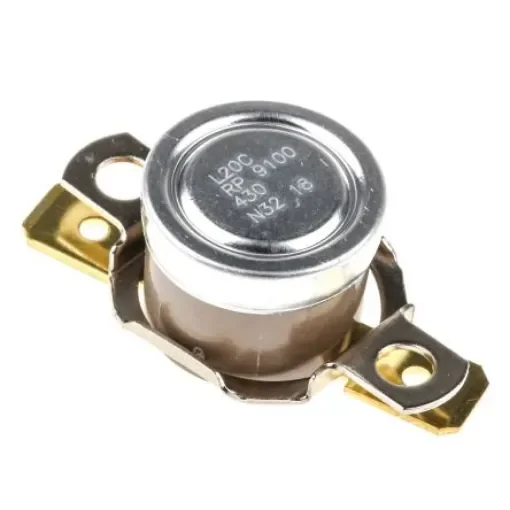 Honeywell Bi-Metallic Thermostat, Opens at +20°C, Closes at +10°C, +186°C Max, NC, Automatic Reset - 2455RP 9100-430 L20C product image