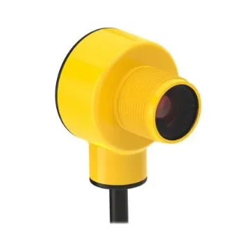 Banner Background Suppression Photoelectric Sensor, Barrel Sensor, 50 mm Detection Range - T18-2VPFF50IR-2M product image