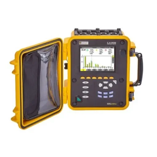 Chauvin Arnoux CA 8436 Power Quality Analyser, 1, 3-Phase, 100A Max, 1000 V ac, 1200V dc Max - P01160595 product image