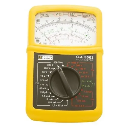 Chauvin Arnoux CA 5003 Handheld Multimeter, 15A ac Max, 15A dc Max, 1000V ac Max - P01196522F product image
