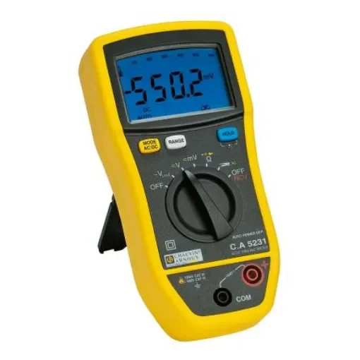 Chauvin Arnoux CA 5231 Handheld Digital Multimeter, True RMS, 600A ac Max, 600A dc Max, 1000V ac Max - P01196734 product image
