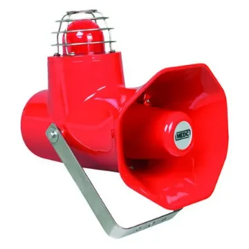 Eaton HAC CU1 Series Red Sounder Beacon, 24 V, Stainless Steel Bracket with Ratchet Facility - CU1SPB024F06RNI2BR product image