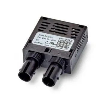 Broadcom AFBR-5813TQZ Fibre Optic Transceiver, ST Connector, 100Mbps, 1380nm 1380nm 20-Pin SIP product image