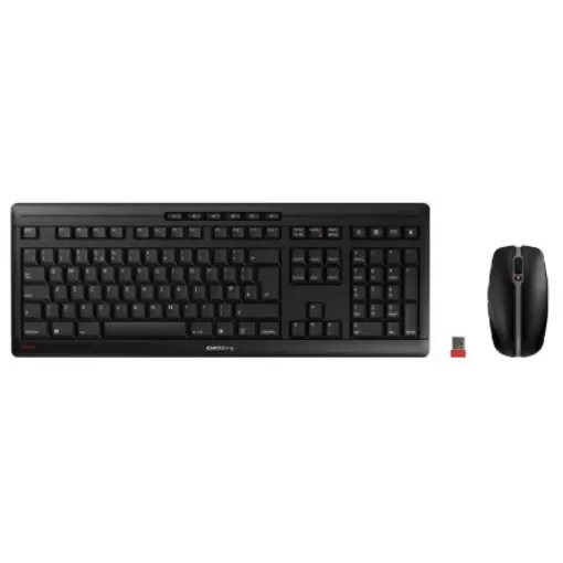 Cherry STREAM DESKTOP Wireless Multimedia Keyboard & Mouse Set, QWERTY (UK), Black - JD-8500GB-2 product image
