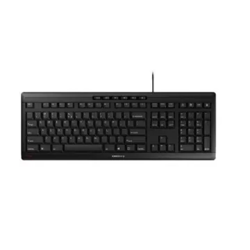 Cherry CHERRY STREAM Wired USB Multimedia Keyboard, QWERTY (UK), Black - JK-8500GB-2 product image