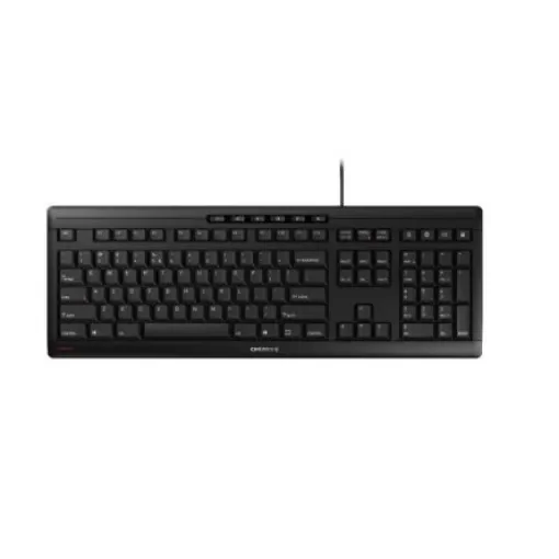 Cherry CHERRY STREAM Wired USB Multimedia Keyboard, QWERTY (UK), Black - JK-8500GB-2 product image