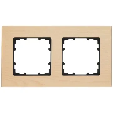 Siemens White 2 Gang Frame - 5TG1102-3 product image