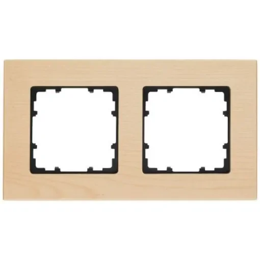 Siemens White 2 Gang Frame - 5TG1102-3 product image