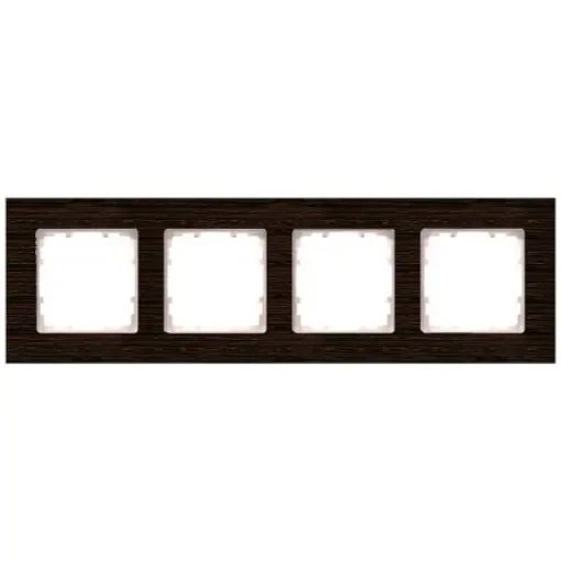 Siemens Brown 4 Gang Frame - 5TG1104-0 product image