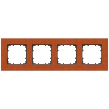 Siemens Brown 4 Gang Frame - 5TG1104-2 product image