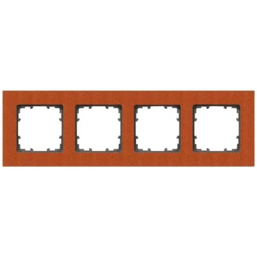 Siemens Brown 4 Gang Frame - 5TG1104-2 product image