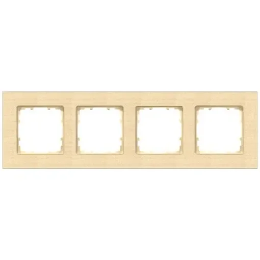 Siemens White 4 Gang Frame - 5TG1104-3 product image
