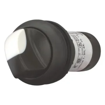 Eaton Series C22 Series 2 Position Selector Switch Head, 22.5mm Cutout, Black Handle - 121602 C22S-WRKV-K20 product image