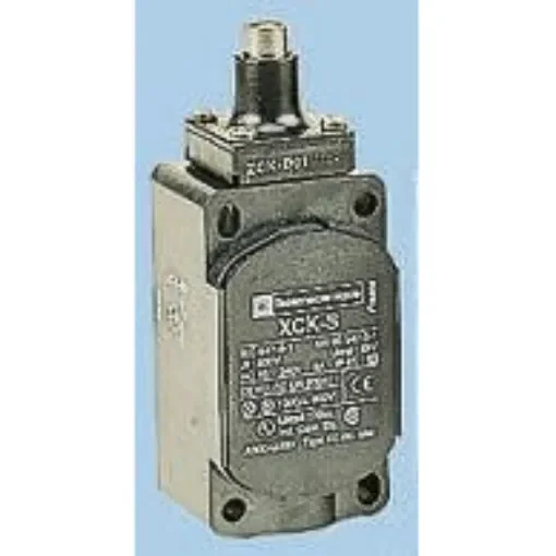 Telemecanique Sensors OsiSense XC Series Plunger Limit Switch, NO/NC, IP65, DP, Plastic Housing, 240V ac Max, 3A Max - XCKS101 product image